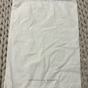 Veronica Beard Cream Dust Bag